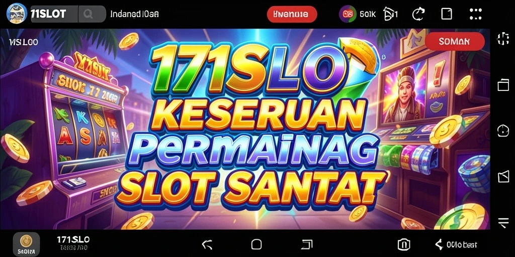 Tampilan gameplay 171SLOT yang penuh warna dan menyenangkan.