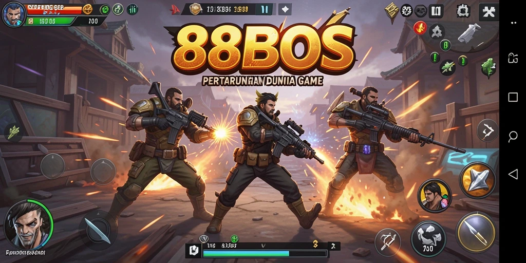 Gameplay mendebarkan dan seru dalam pertarungan 88BOS.