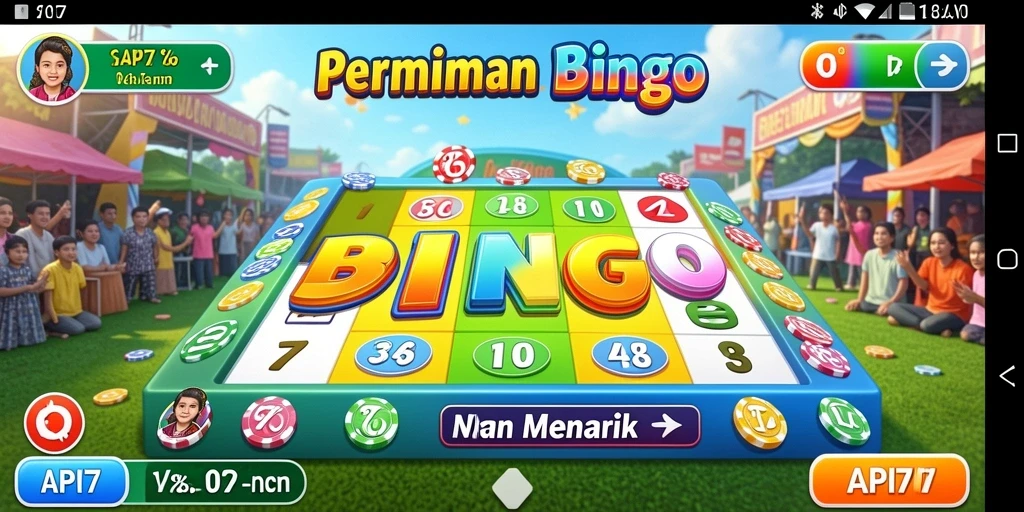 Tampilan gameplay seru dengan tema Bingo yang menarik.