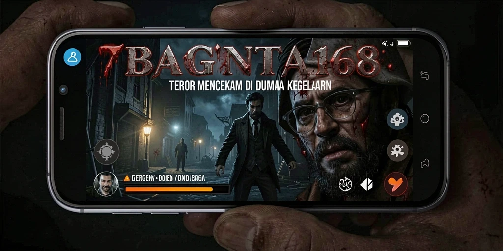 Tangkapan layar momen menakutkan dalam permainan dengan suasana gelap.