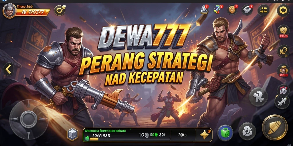 Tampilan gameplay DEWA777 yang dinamis dan penuh aksi.