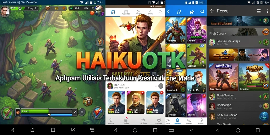 Tampilan antarmuka HAIKUOTK yang intuitif dan menarik.