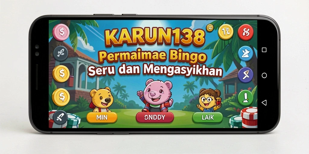 Tampilan permainan Bingo yang mengasyikkan dan interaktif.