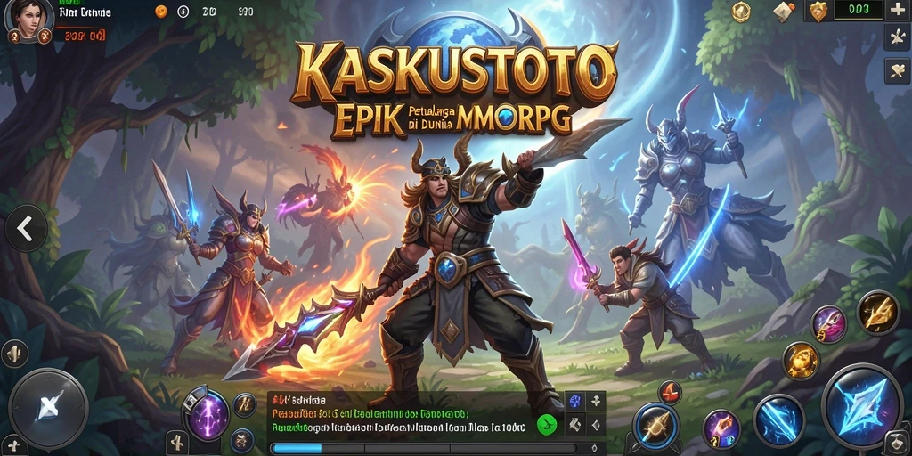 Tampilan menarik dari gameplay KASKUSTOTO dalam dunia MMORPG.