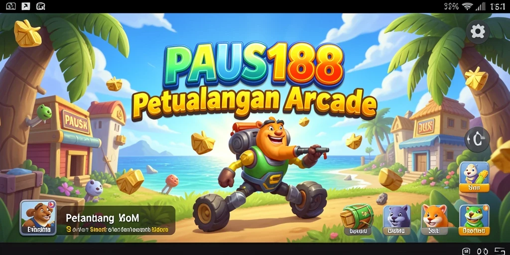 Tampilan gameplay PAUS188 dengan aksi penuh tantangan dan keseruan.