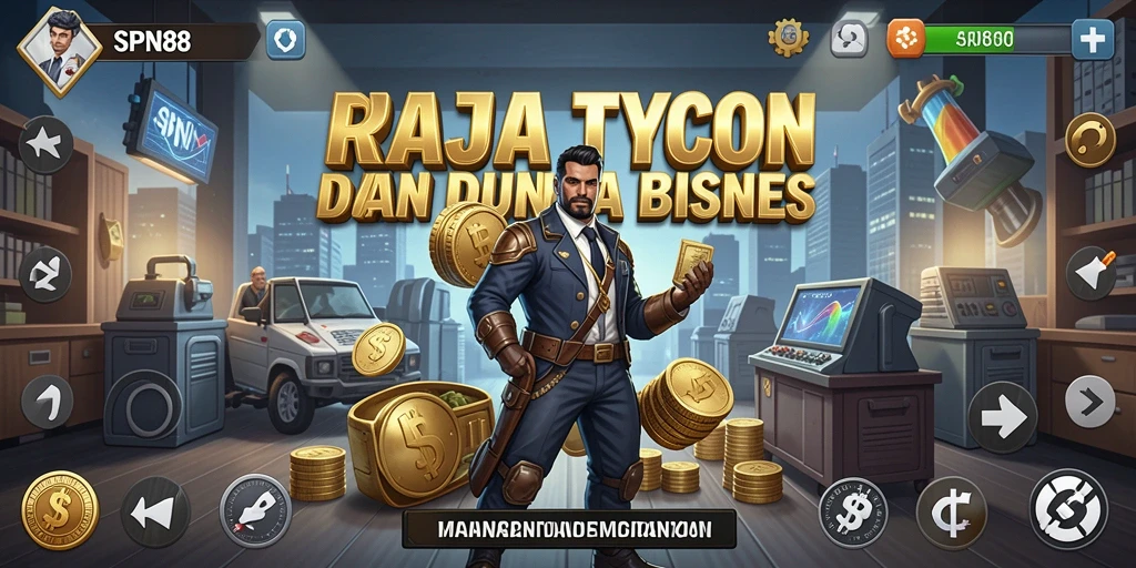 Screenshot gameplay SPN88 yang menunjukkan momen membangun bisnis.