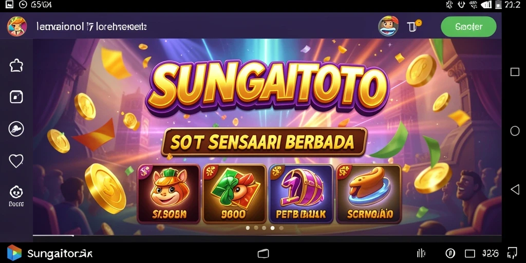 Tampilan gameplay yang seru dan menawan di SUNGAITOTO.