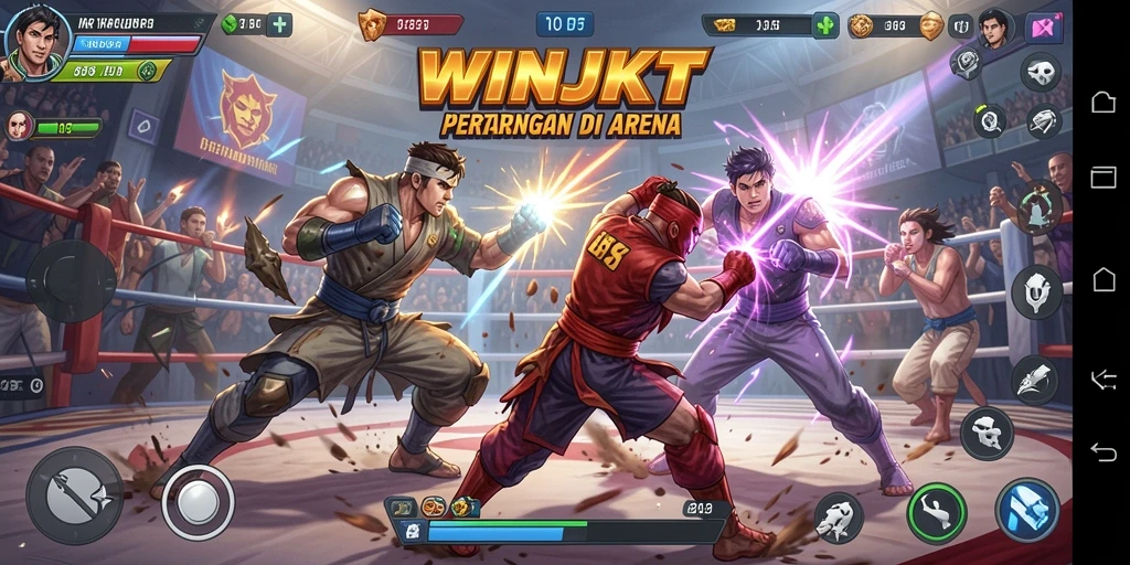Tampilan screenshot <strong>WINJKT</strong> dengan aksi pertarungan yang mendebarkan.